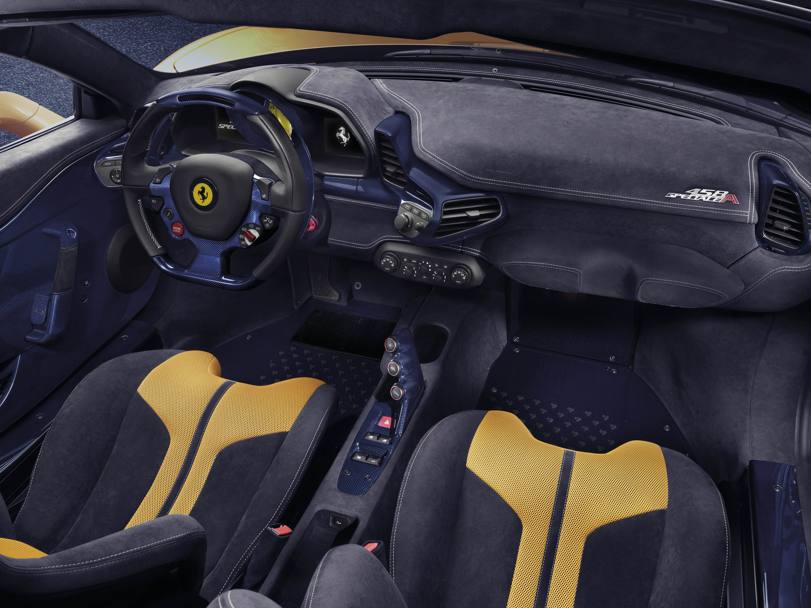 La Ferrari 458 Speciale A  equipaggiata col motore V8 stradale aspirato pi potente nella storia della Ferrari in grado di erogare 605 Cv di potenza massima, 135 Cv per litro quella specifica e 540 Nm di coppia a 6000 giri, con emissioni contenute ad appena 275 g/km di CO2